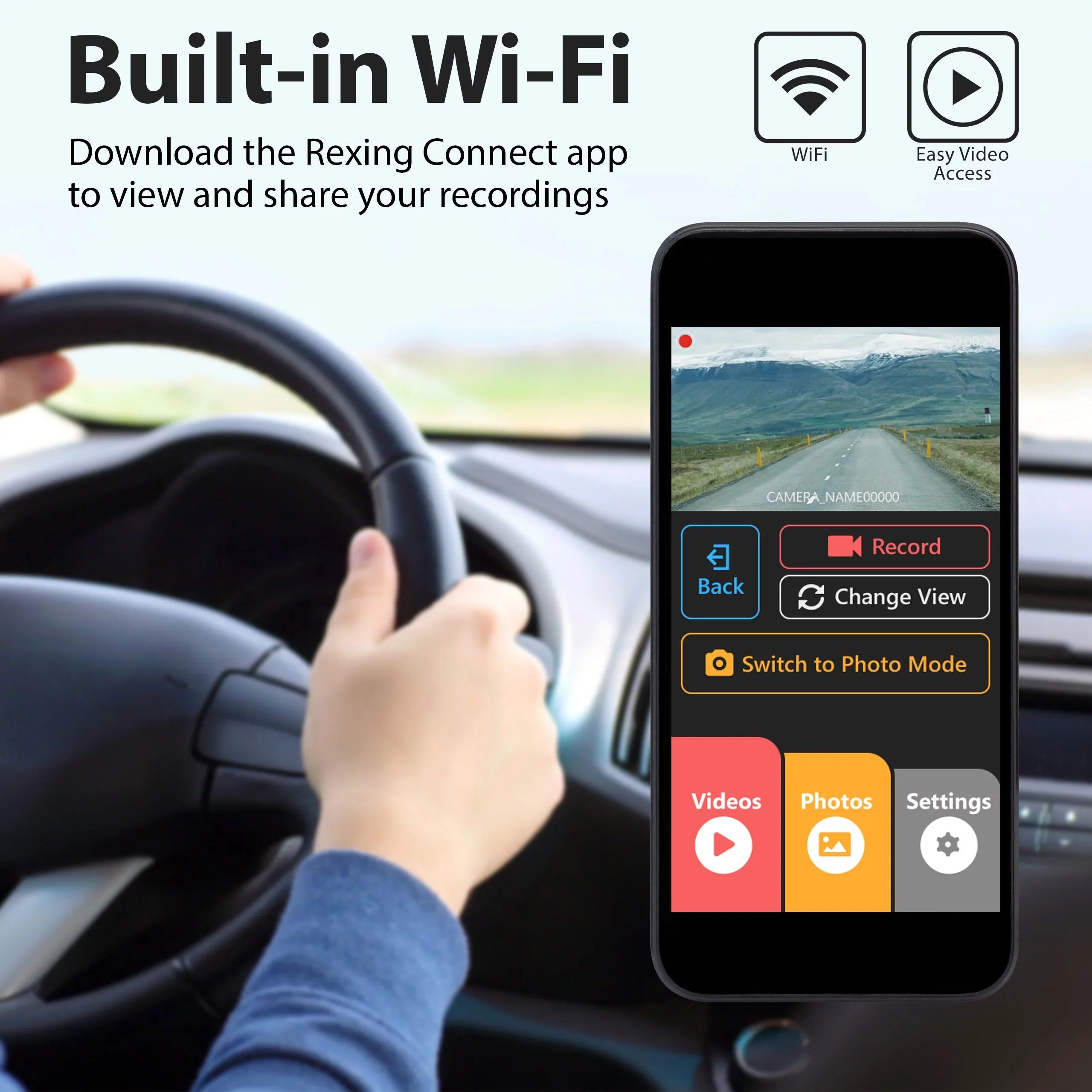 Rexing V1P Pro 1080p Full  Front and Rear Dash Cam