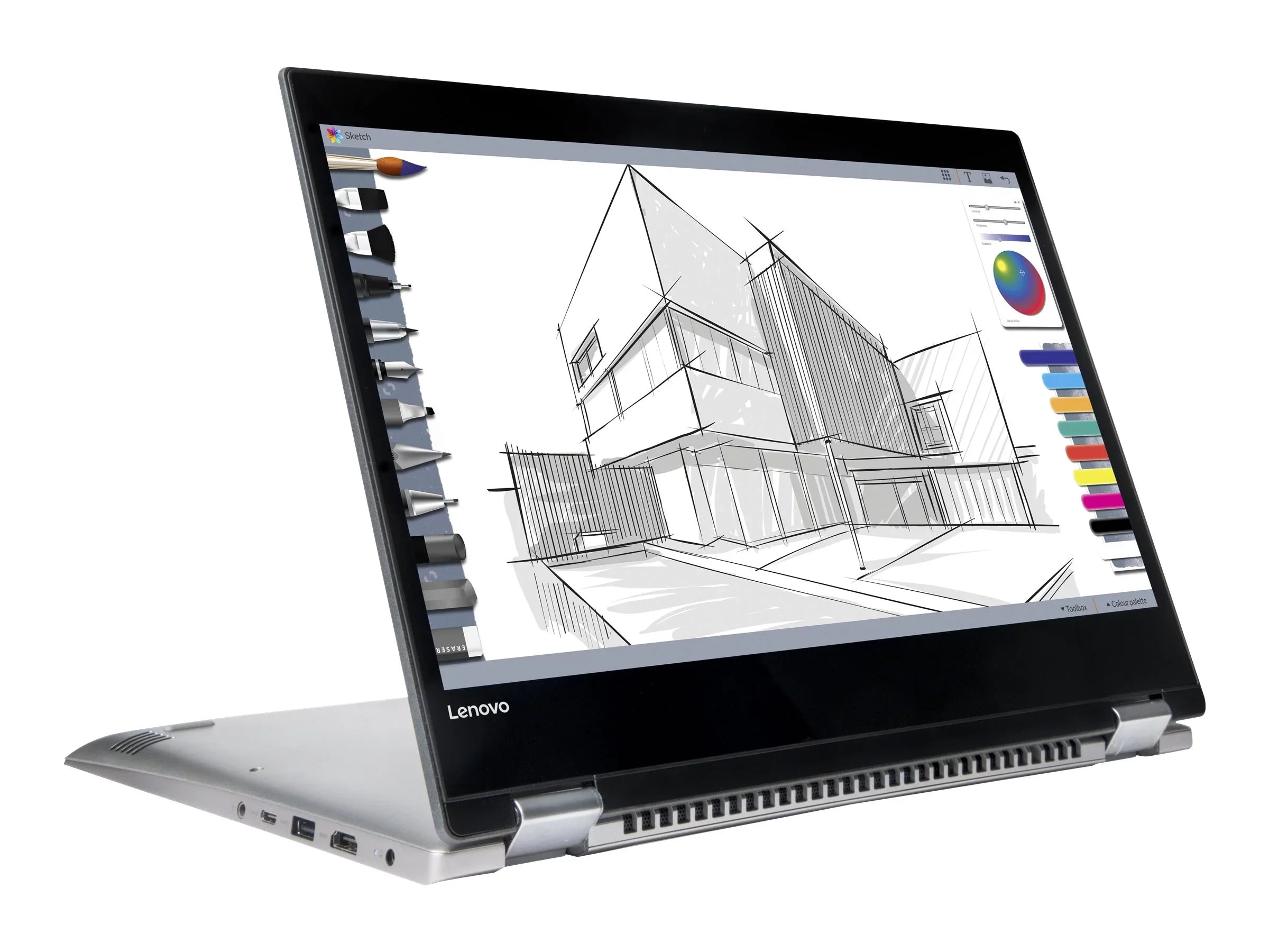 Lenovo 81CW0000US Ideapad 14"  Touchscreen 4415U 2.3GHz 4GB  500GB  Win 10 Home Black