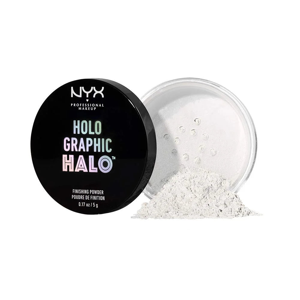 Nyx Professional Makeup Holographic Halo Finishing Powder, Mermazing, 0.17 Ounce