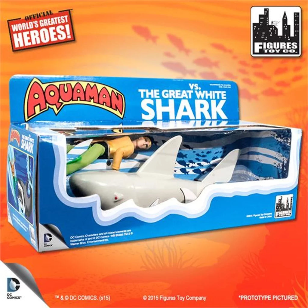 Retro Aquaman Vs. The Great White Shark Retro Action Figure