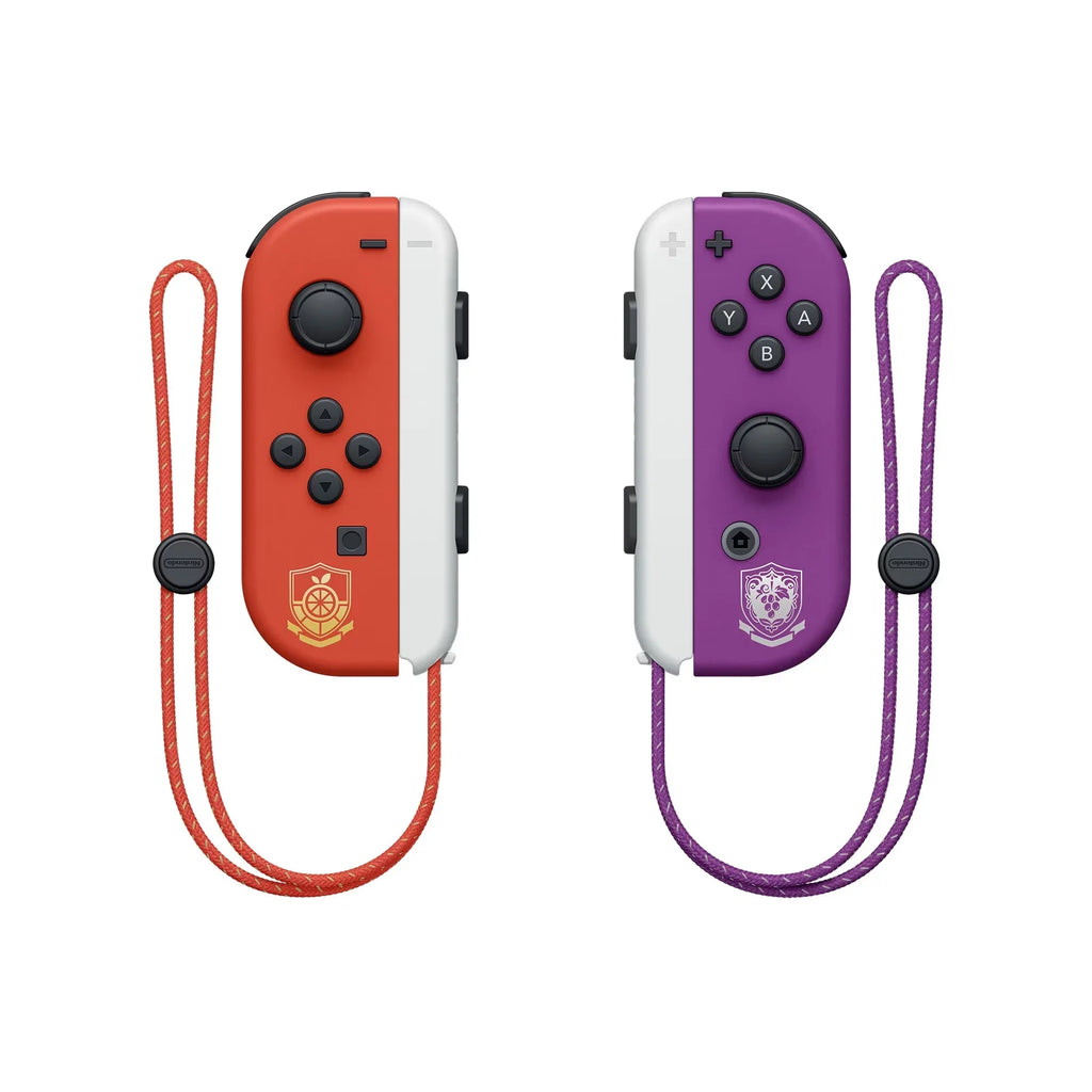 2022 Nintendo Switch  Model Pokemon Scarlet & Violet Limited Edition, Pokemon Illustrations 64GB Console, Koraidon and Miraidon Glossy White Dock, Pokemon Scarlet Game and Mytrix Accessories