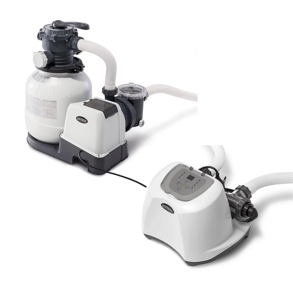 Intex 2100  Pool Sand Filter Pump w/Krystal Clear Saltwater System