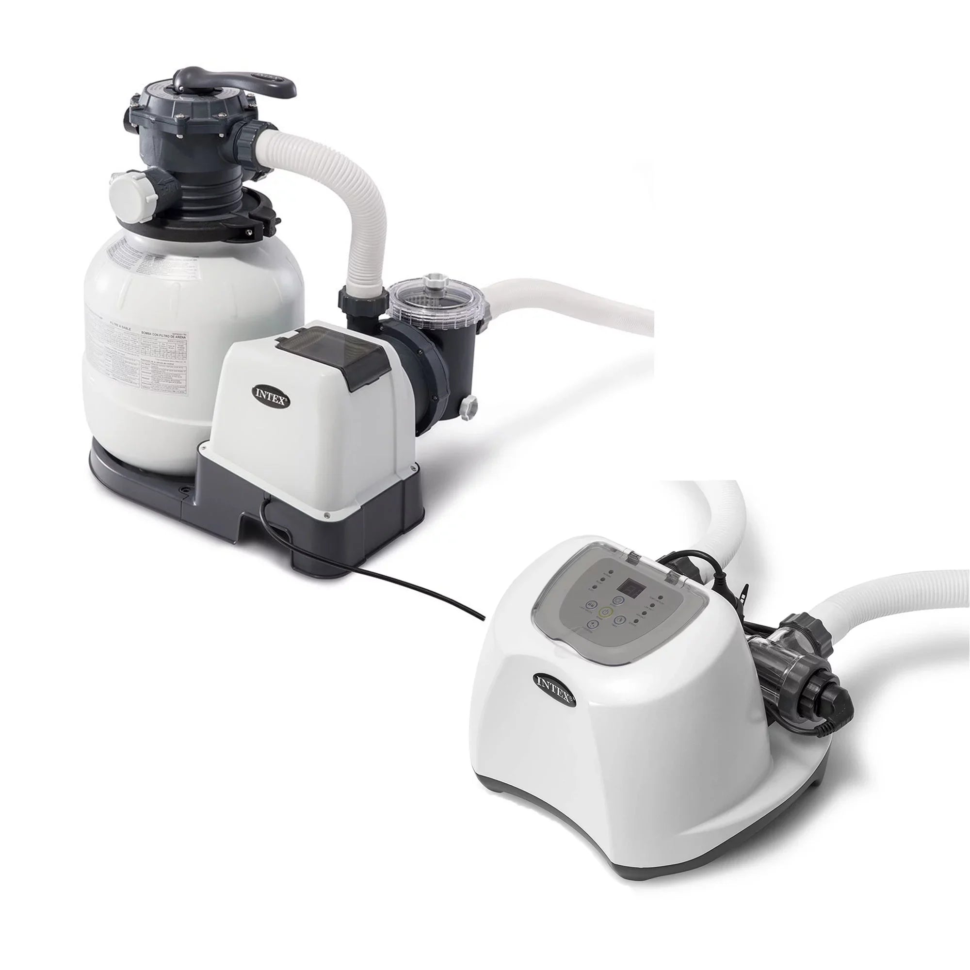 Intex 2100  Pool Sand Filter Pump w/Krystal Clear Saltwater System