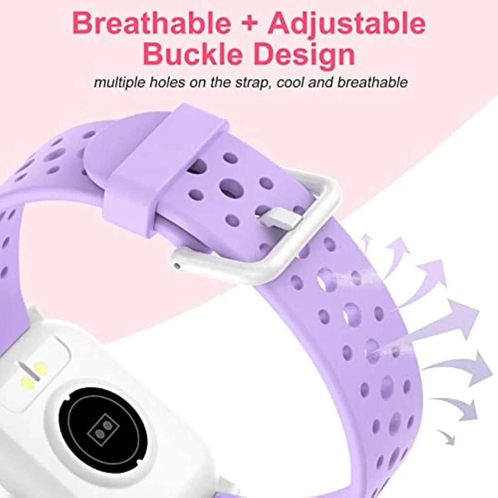 Kids Smart Watch for Girls Boys, IP68 Fitness Activity Tracker Watch with Sleep Mode, Pedometers,Waterproof Kids Watch with 20 Sports Modes, Great for Age 6+ Kids Teens（A Purple）