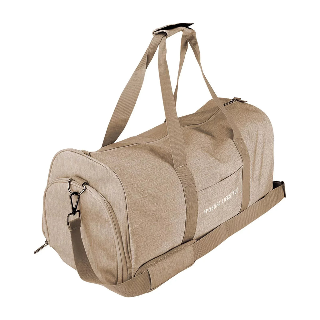 Gym Bag Golf Bag Durable Lightweight Men Women Nylon Duffel Bag Travelling Outdoor Sports for Yoga Fishing Basketball Outdoor Activities Brown