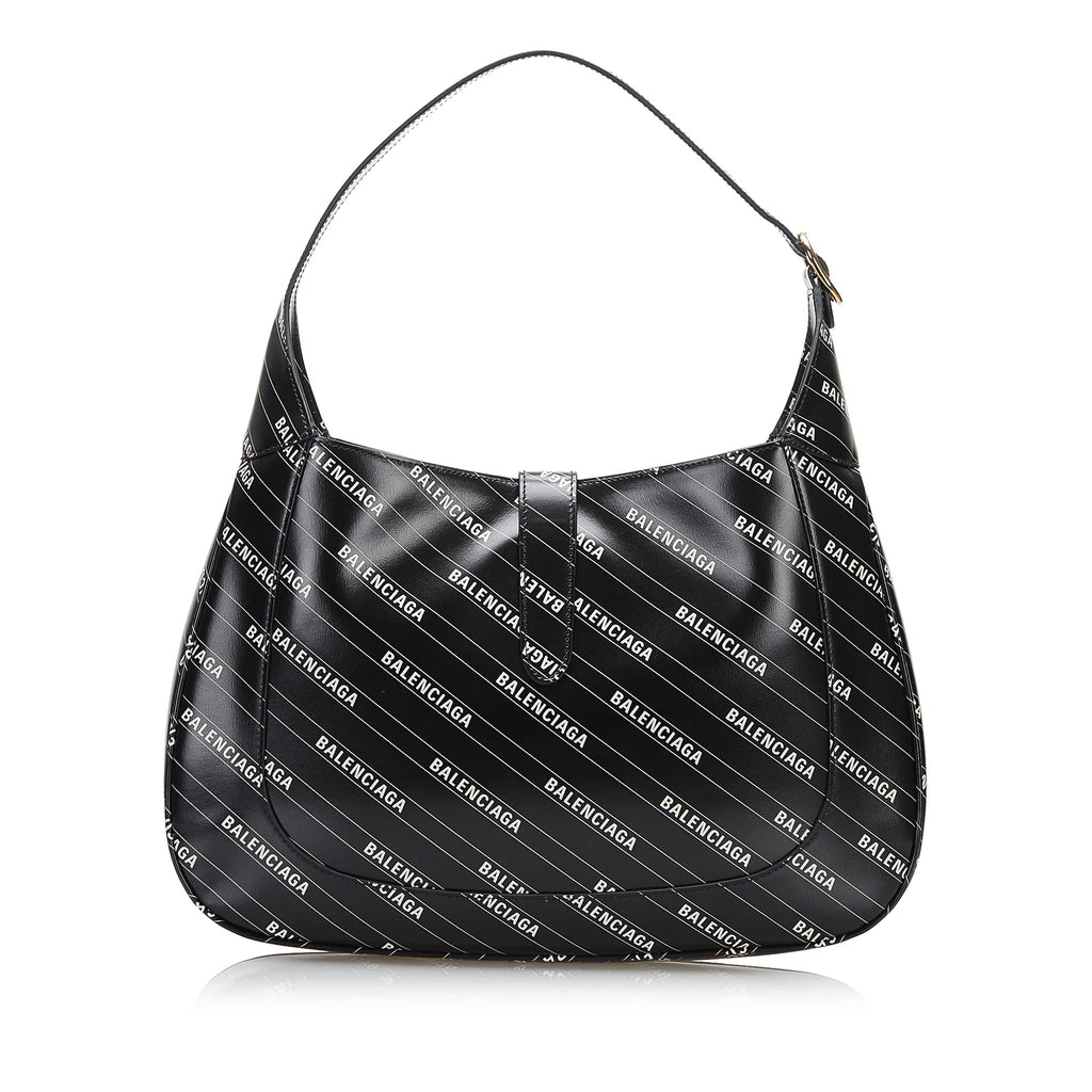 Pre-Owned Authenticated Gucci Hacker Project Jackie 1961 Calf Leather Black Satchel Unisex (Good)