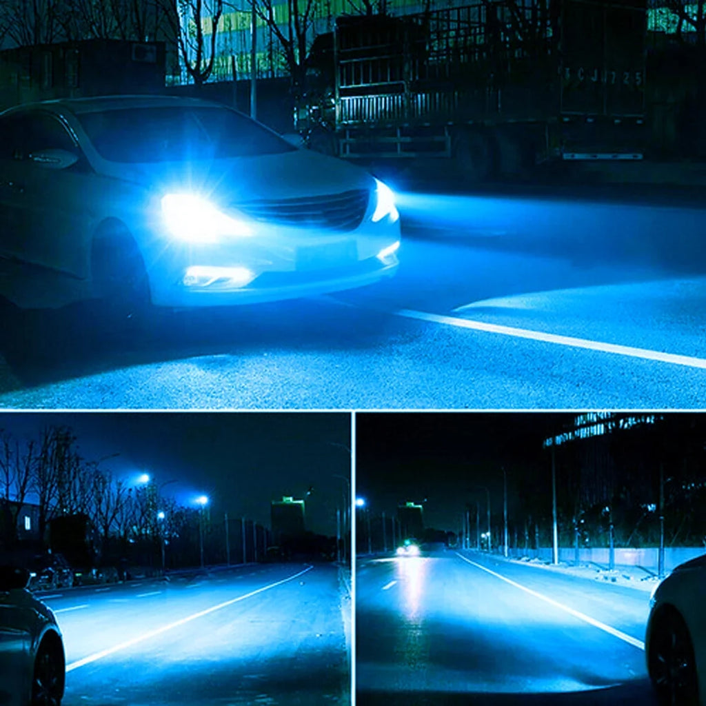9005+H8/H9/H11 for Ford Explorer 2011-2015 Ice Blue Led Headlights Bulb Fog Light,,C07