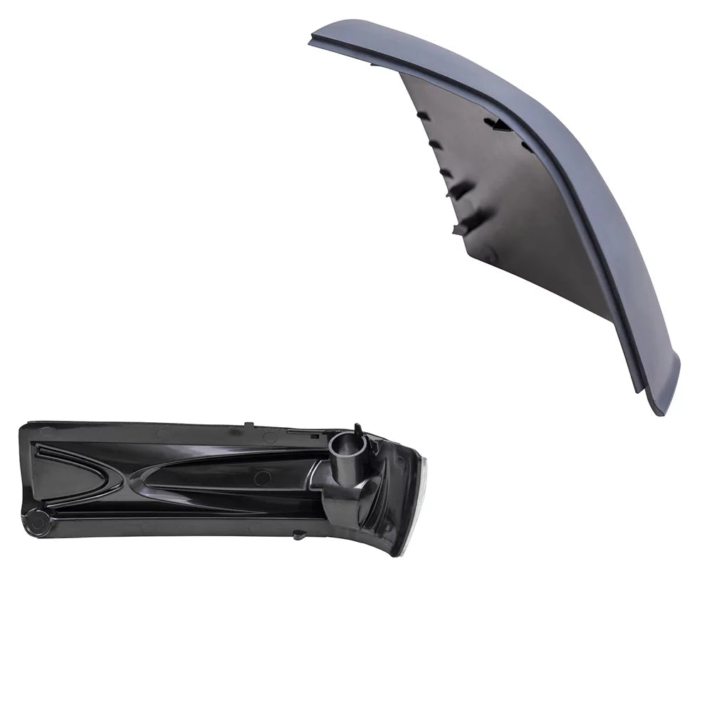 Brock Aftermarket Replacement Passenger Right Door Mirror Cover Paint To Match Gray And Turn Signal Light Set Compatible With 2015-2021  Promaster City /Tradesman