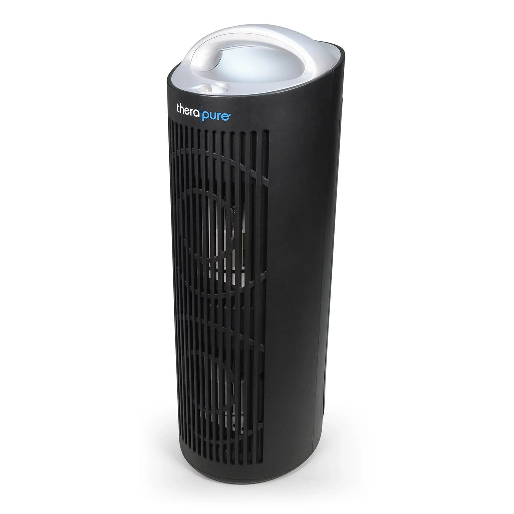 Therapure TPP620 Tower 4 Stage Air Purifier with 3 Fan Speeds, Black