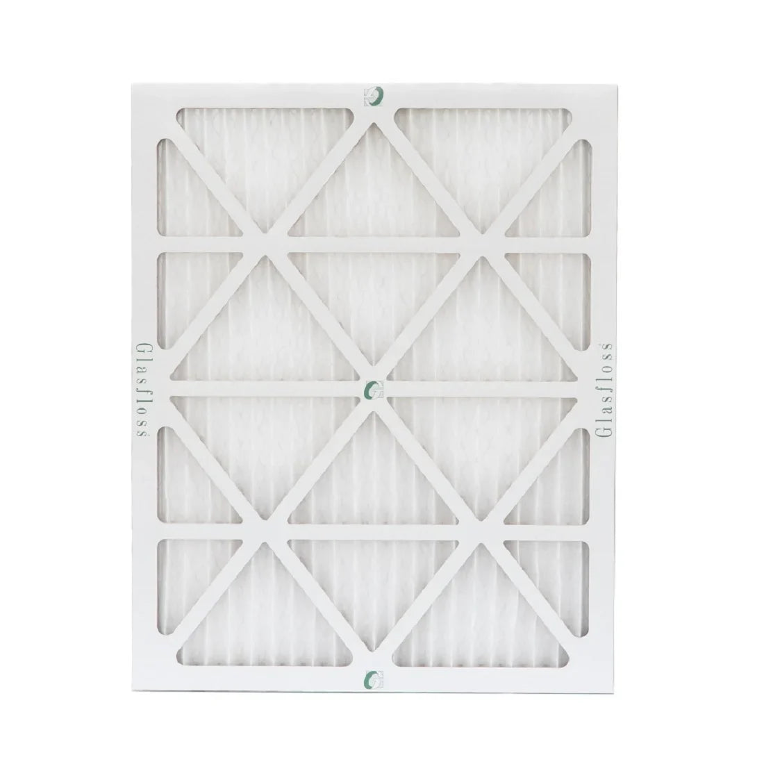16x20x1  10 Pleated  Air Filters by Glasfloss. ( Quantity 5 ) Exact Size: 15-1/2 x 19-1/2 x 7/8
