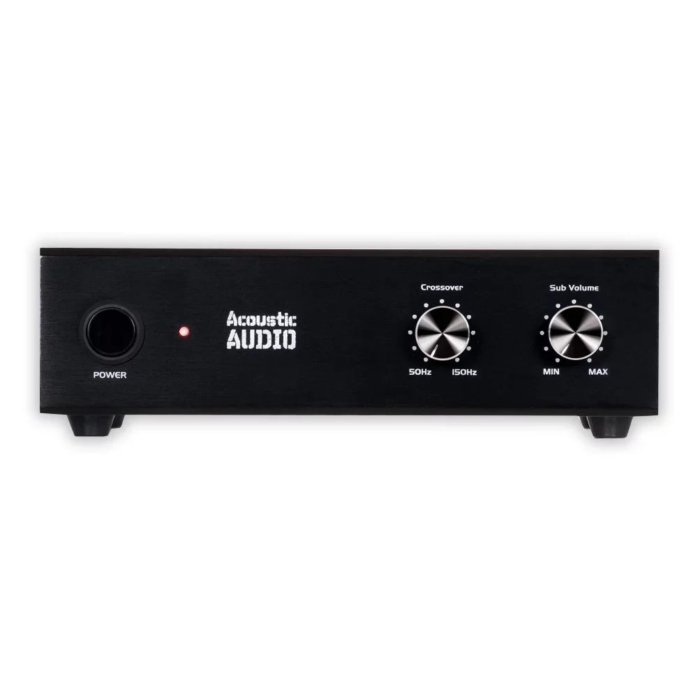 Acoustic Audio -S10 Flush Mount Subwoofers with 10" Speaker and Amps 4 Pack