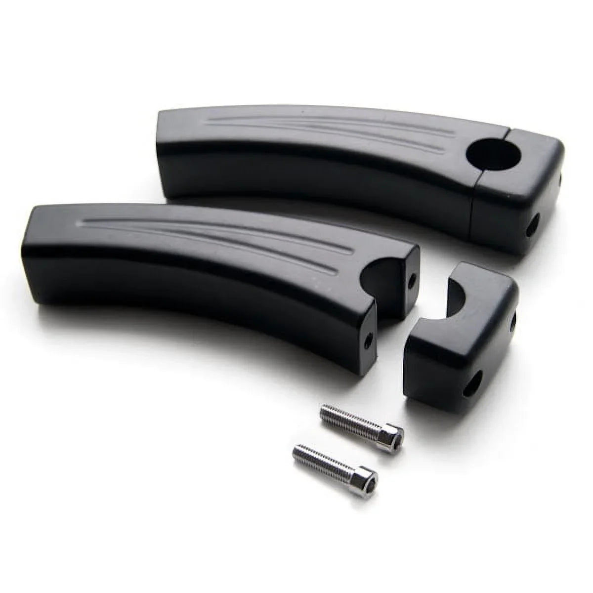 Krator 5.5" Black Bike Handlebar Pullback Risers 7/8" Compatible with Yamaha  360 400 500 650 750 850 900 1100