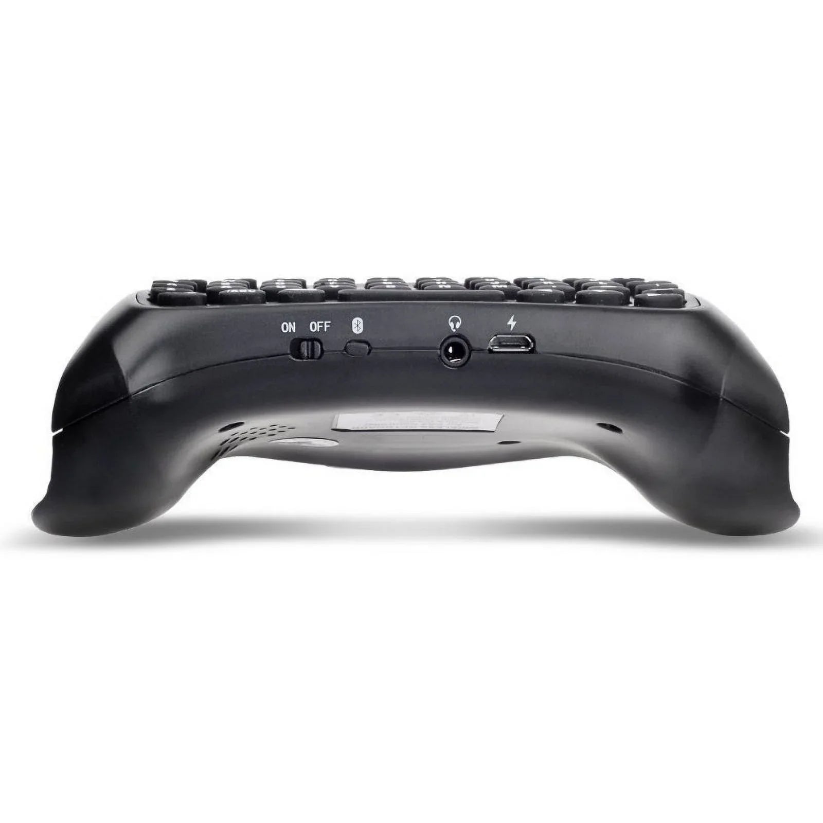 Wireless Mini Bluetooth Keyboard - Keypad Gamepad Joystick Text Messager Chatpad Adapter Compatible with Gaming Controller Black