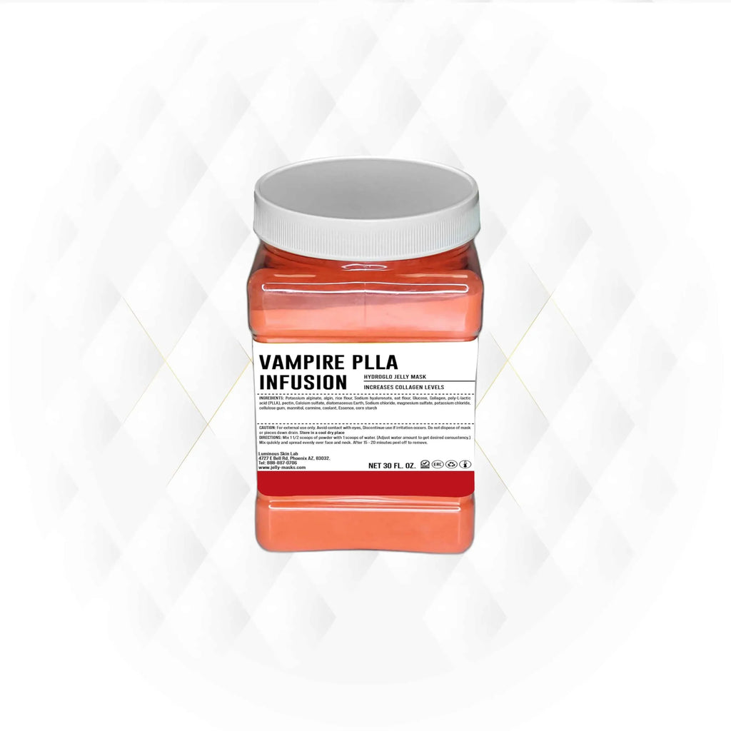 Luminous Skin Lab Vampire  Infusion Jelly Mask, Facials  Professional Pack Peel off Facial Mask - Anti-Aging, Reducing Dark Spot & Natural Skin Treatment - Suitable for All Skin Types | 30 fl oz