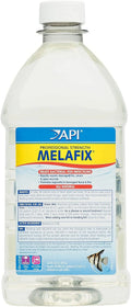 MelaFix Treats Bacterial Infections for Freshwater and Saltwater Aquarium Fish [Aquarium Bacteria and Fungus Care, Aquarium Supplies] 128 oz (2 x 64 oz)