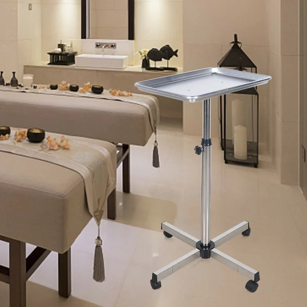 Mobile Cart Rolling Cart Dentistry Clinics Beauty Salon Stand Rack Tray Trolley