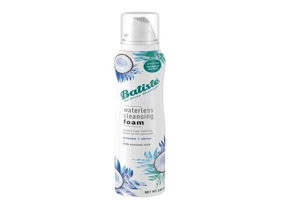 Batiste Waterless Cleansing Foam Cleanse + Shine with Coconut Milk, 3.6  (Pack Of 6)