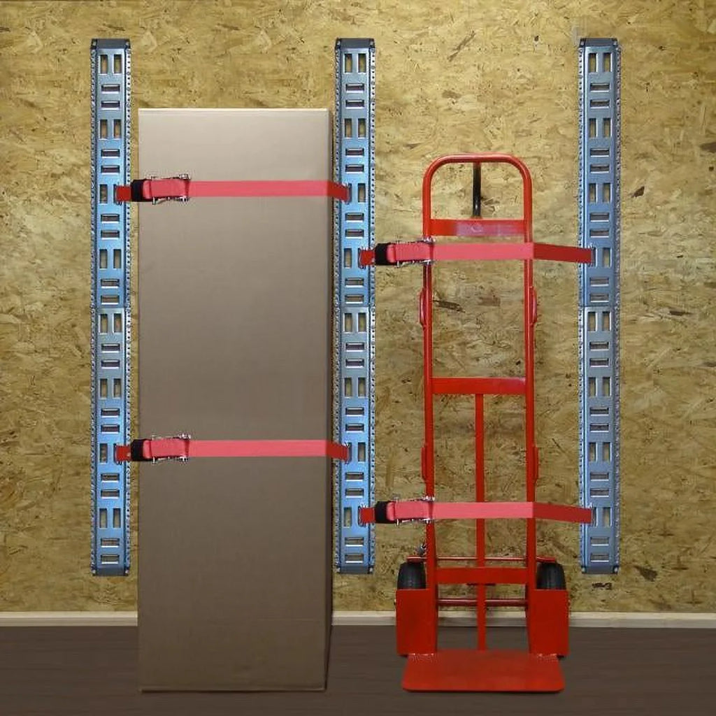 '- Fast-Track E-Track 32 Inch 4-Pack  Galvanized Steel Horizontal Vertical, Logistic Tie-Down for Pickups, Trucks, Trailers