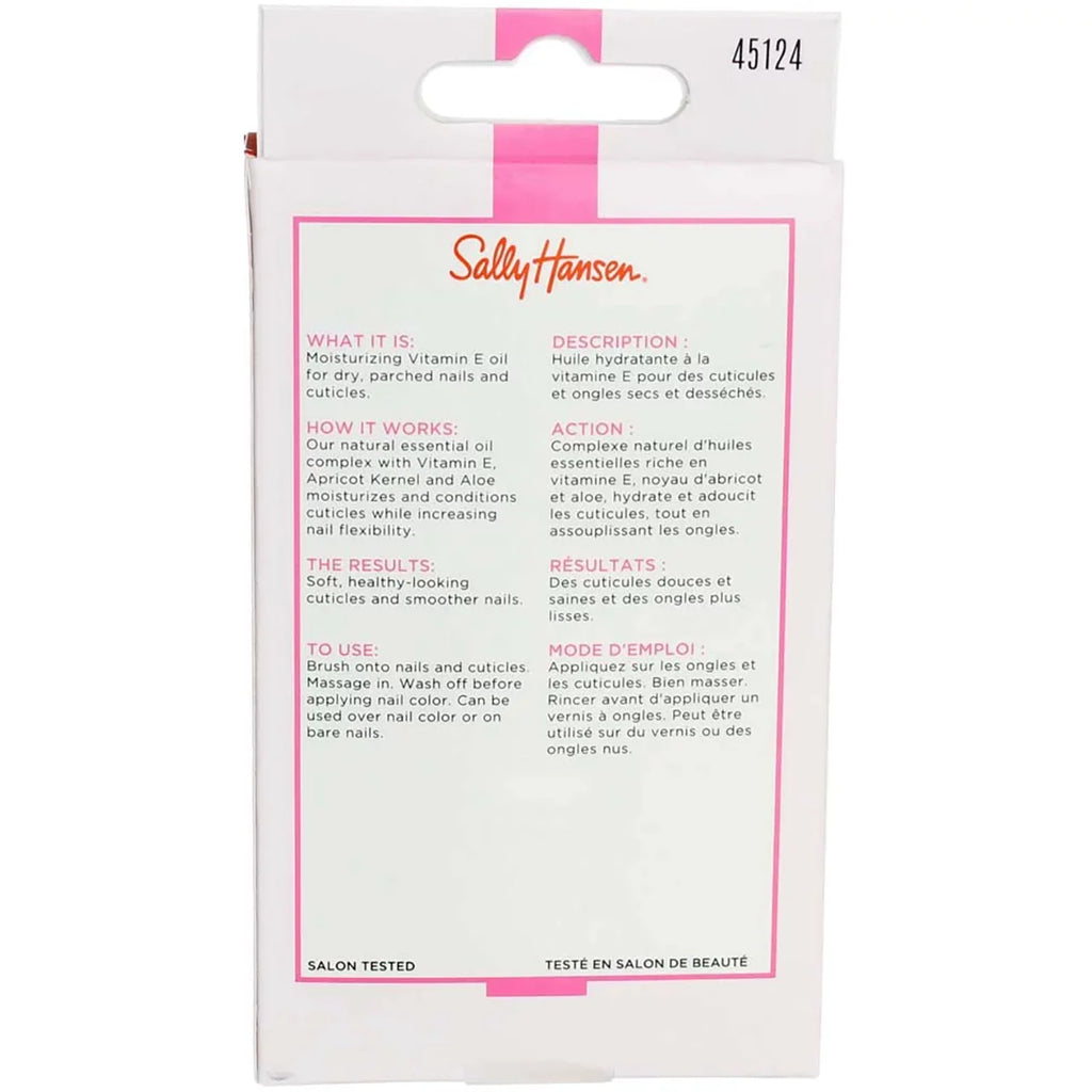 4 Pack - Sally Hansen Vitamin E Nail & Cuticle Oil 0.45 oz