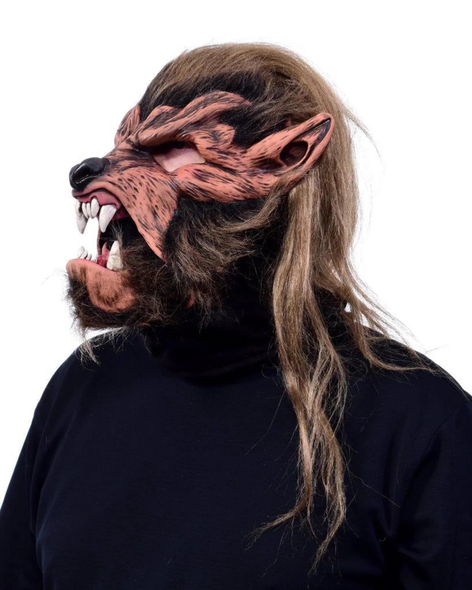 '- Lone Wolf Latex Mask - Standard