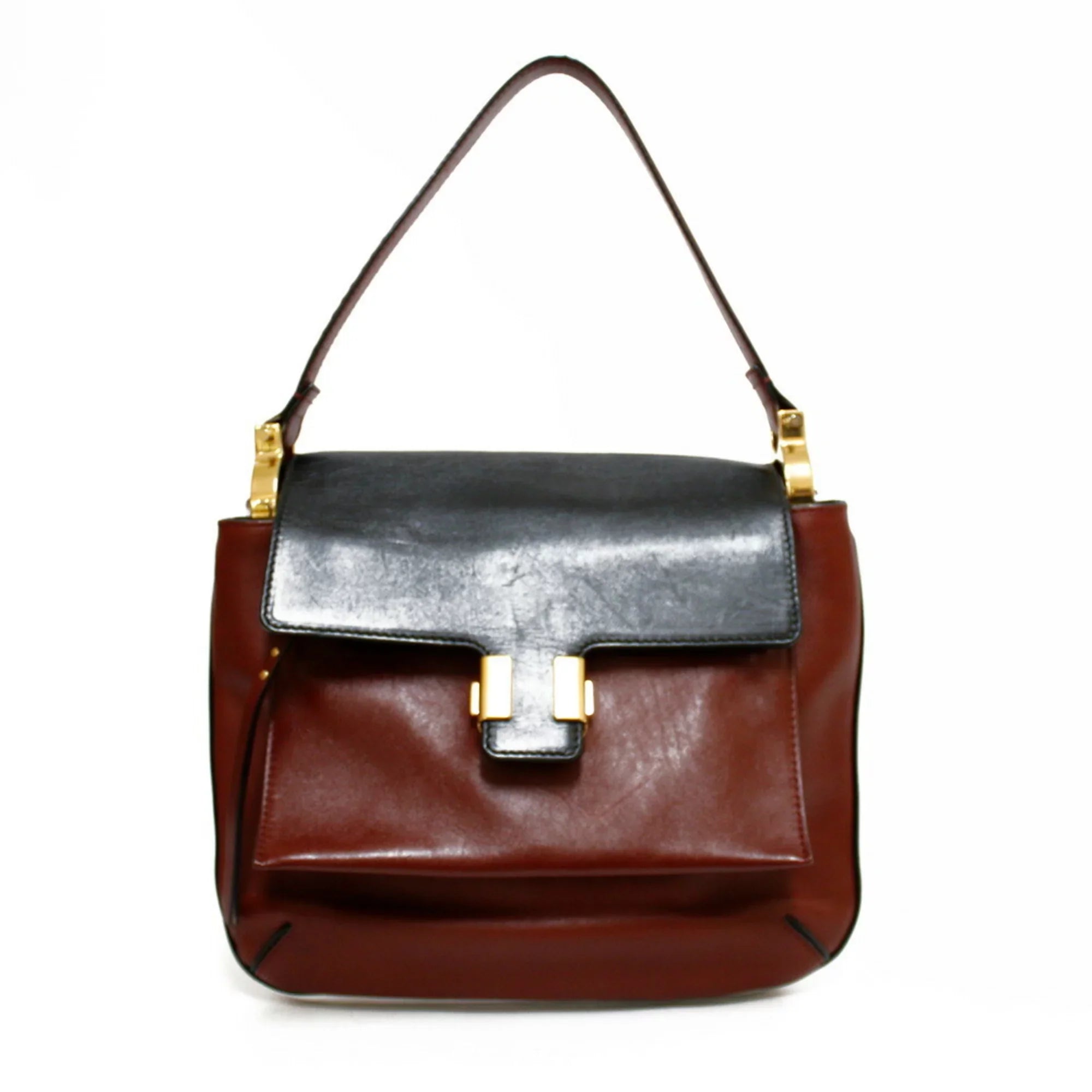 Pre-Owned Chloé Chloe Shoulder Bag Brown Women's Leather (Good)