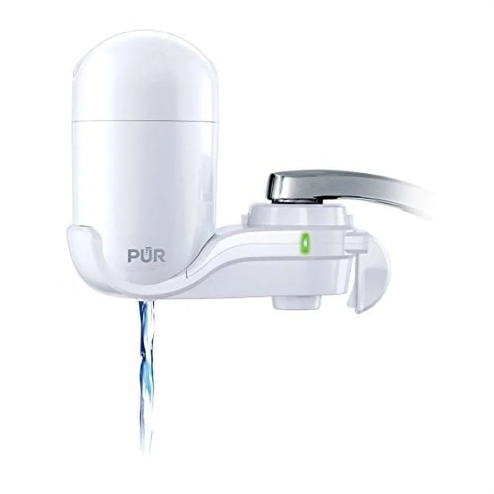 '-3333 Classic Vertical Water Filtration Faucet Mount, White