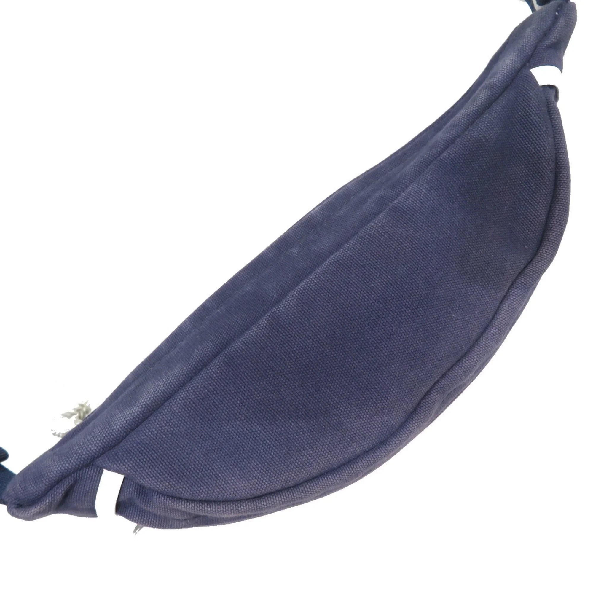 Pre-Owned  Sportsline Waist Bag Body Navy/White Canvas Women's Men's (Good)