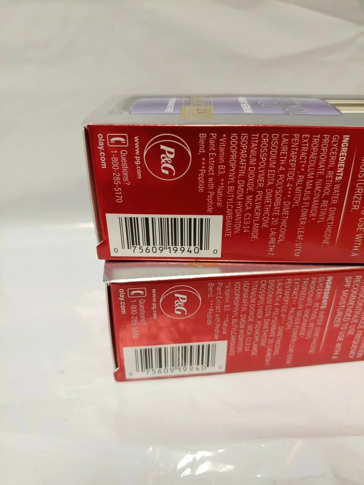 2 Olay Regenerist Retinol 24 Night Serum  Fragrance Free 1.3 oz, #9400