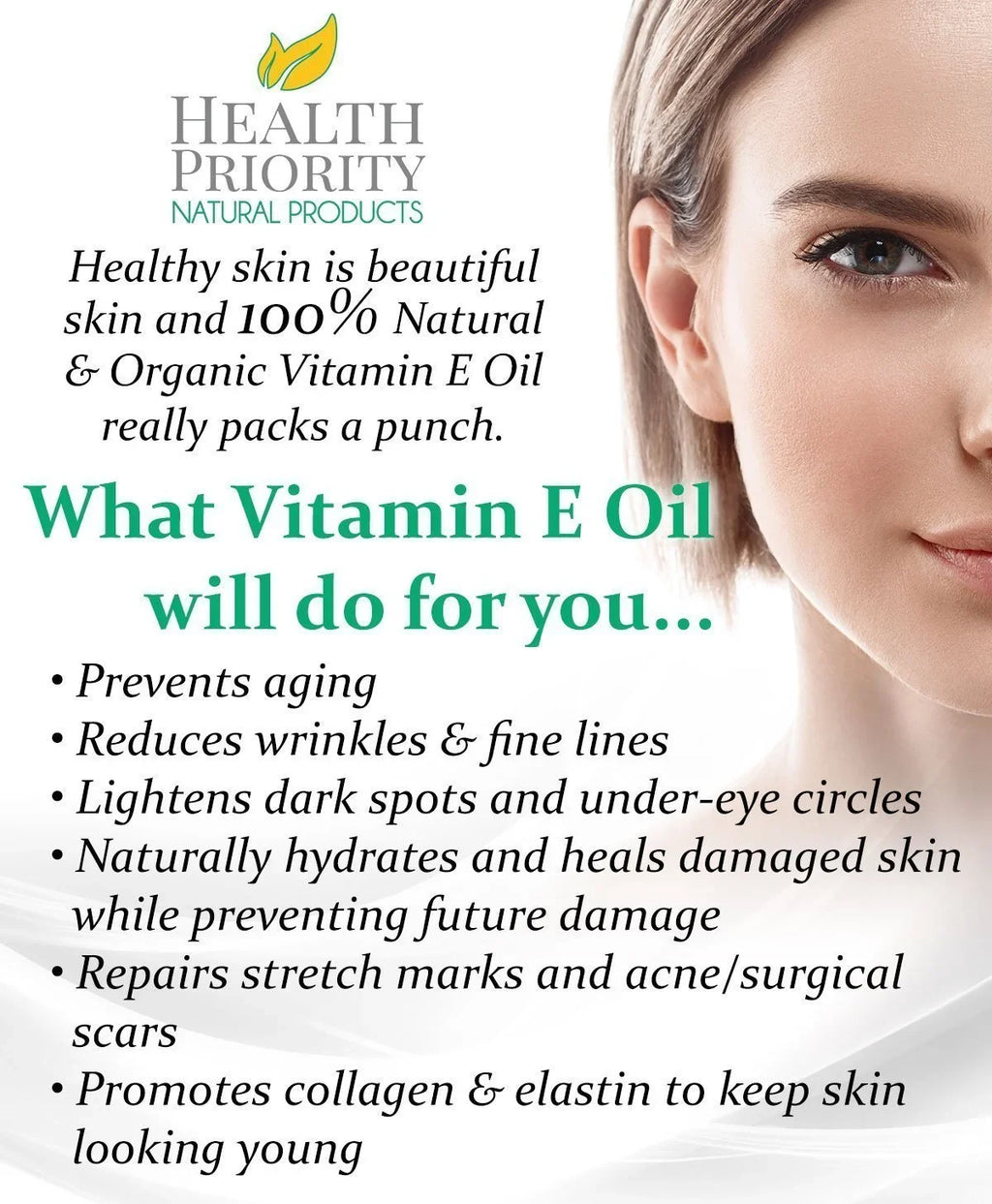 Organic Vitamin E Oil - Small Batch, Handmade in the  - Unscented, 0.5 oz