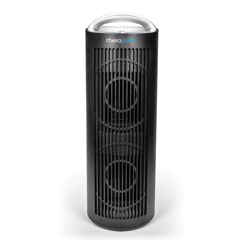 Therapure TPP620 Tower 4 Stage Air Purifier with 3 Fan Speeds, Black