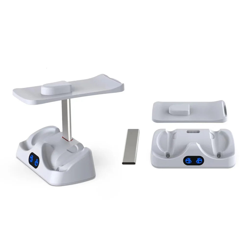 Charging Base for PS5 VR2 with Display Light Handle Charger  Glasses Game Accessories Bracket