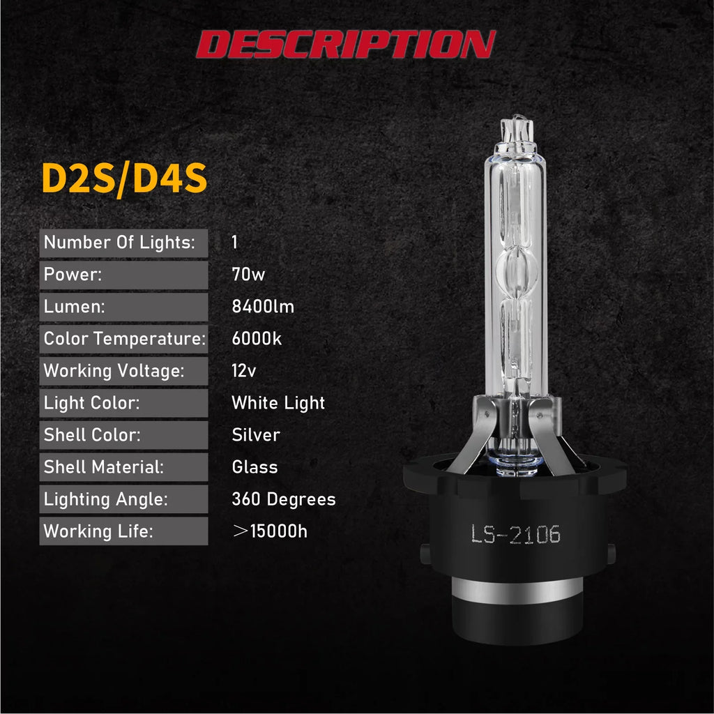 D4S  Headlight Bulbs for Mazda -5 2018 H11 H8 Led Fog Lights 4pcs