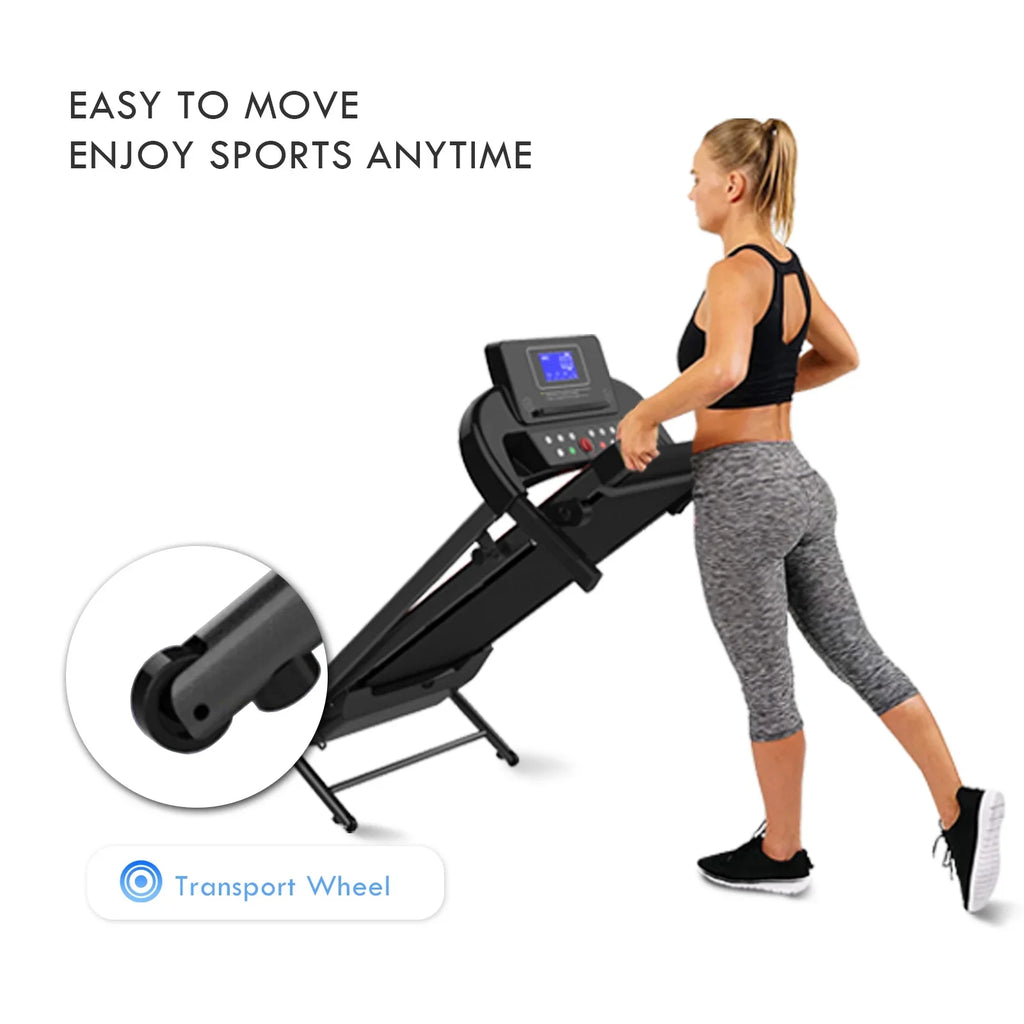 Walking Pad, Sturdy & Durable Under Desk Treadmill, Folding Treadmill with 300LBS Capacity, Beautifully Designed Installation-Free Treadmills for Home Bluetooth Speaker