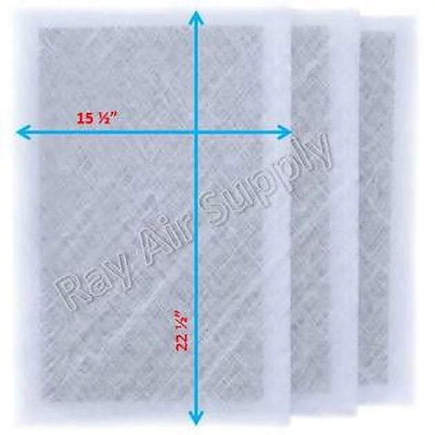 17x25 Replacement Filter Pads Compatible with MicroPower Guard Air Cleaner (3 Pack)