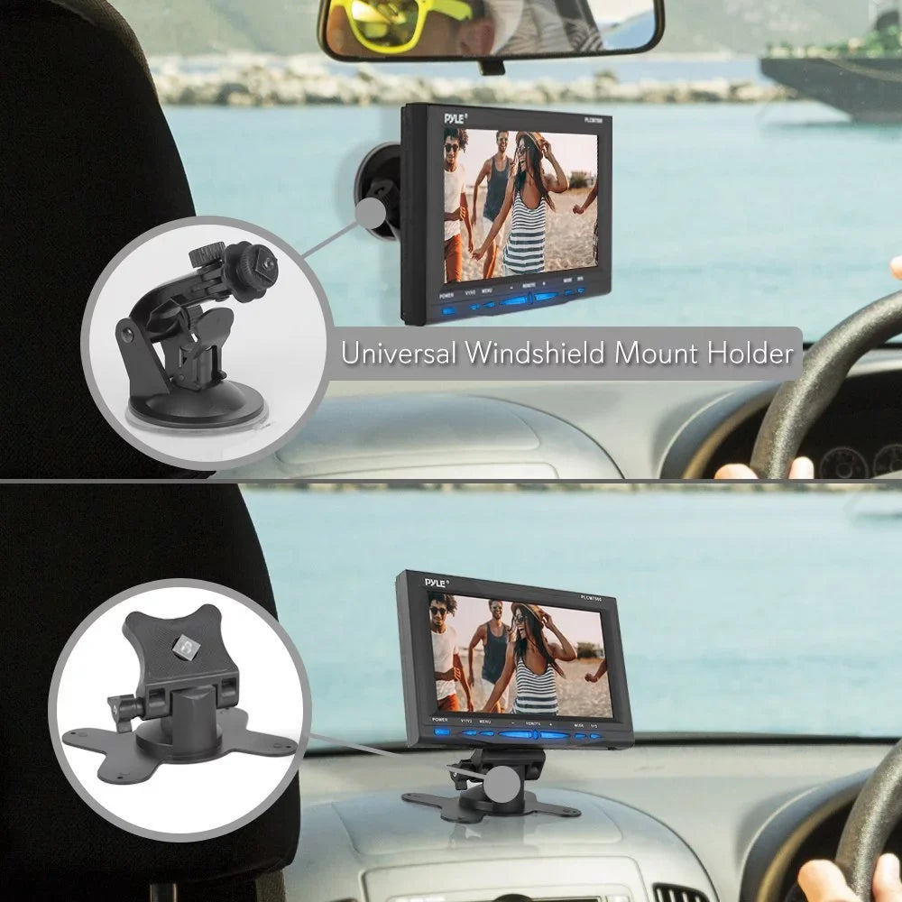 Scosche D4Tfcamk Back Up Camera System With 4.3  Color  Dash Monitor And License Plate Frame Camera For Most Cars, Trucks And Suv'S With An - Interface