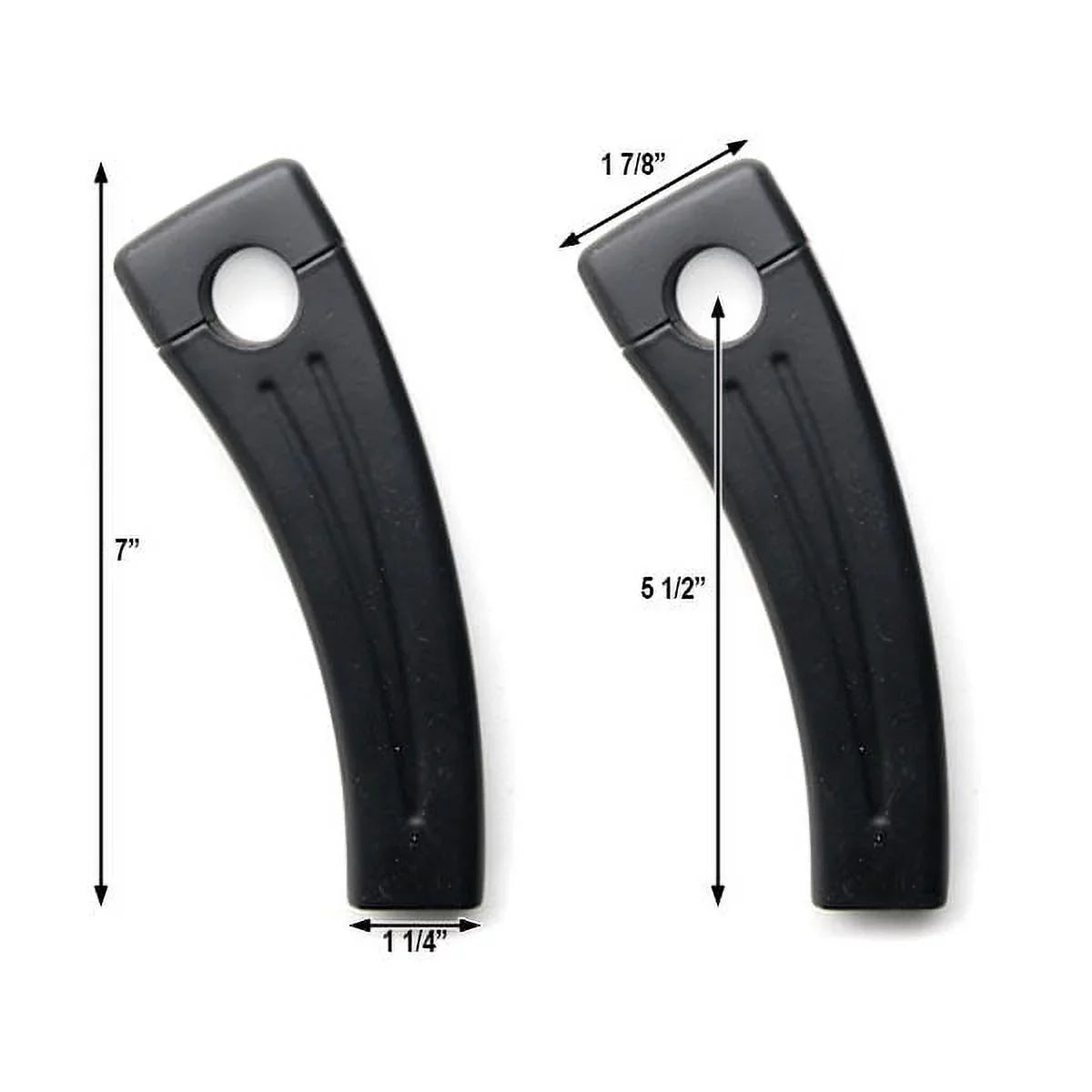 Krator 5.5" Black Bike Handlebar Pullback Risers 7/8" Compatible with Yamaha  400 600 750 1000