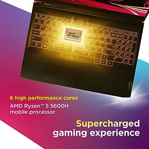 Lenovo IdeaPad Gaming 3 15.6"  120Hz Gaming Laptop,  Ryzen 5-5600H, 8GB  1TB ,  3050 Ti 4GB GDDR6, Backlit Keyboard, Bluetooth, Webcam, WiFi, Windows 11, Shadow Black
