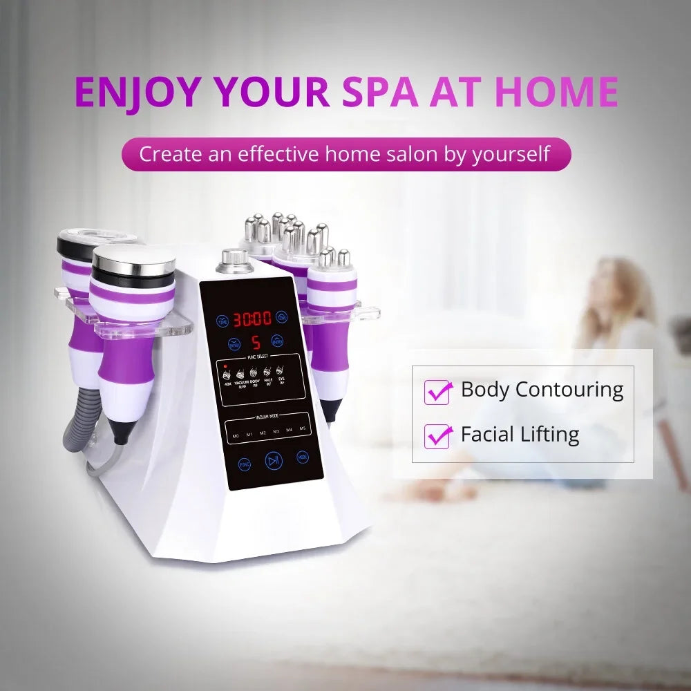Aristorm 5in1 Cavi 2.5 Multipolar Cold Hammer Photon Bio Body Massager Face Care Machine, Cavitation Machine