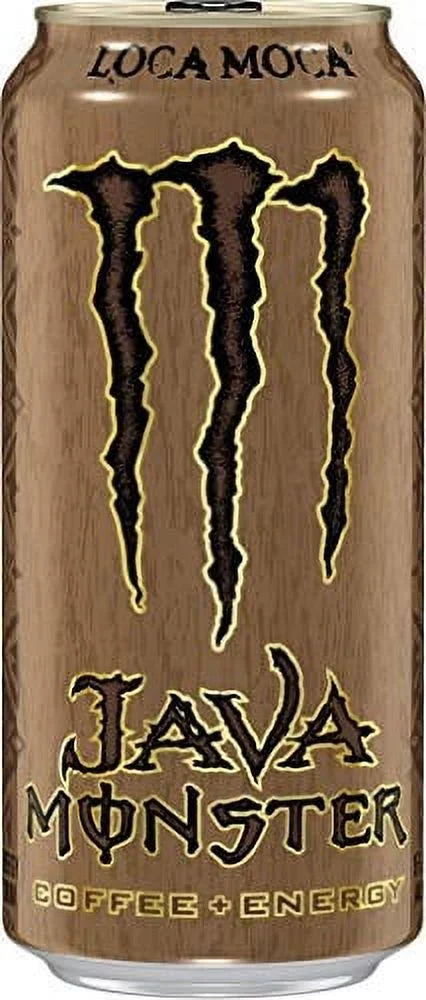 java monster loca moca, coffee + energy drink, 15 ounce (pack of 12)