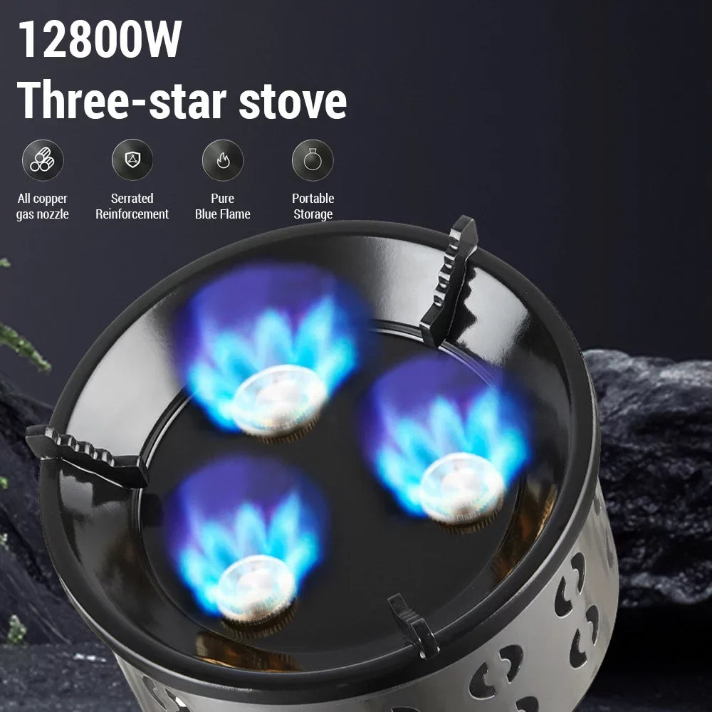 Anself Lightweight Portable Stove Ideal for Camping and Cooking Windproof and Efficient