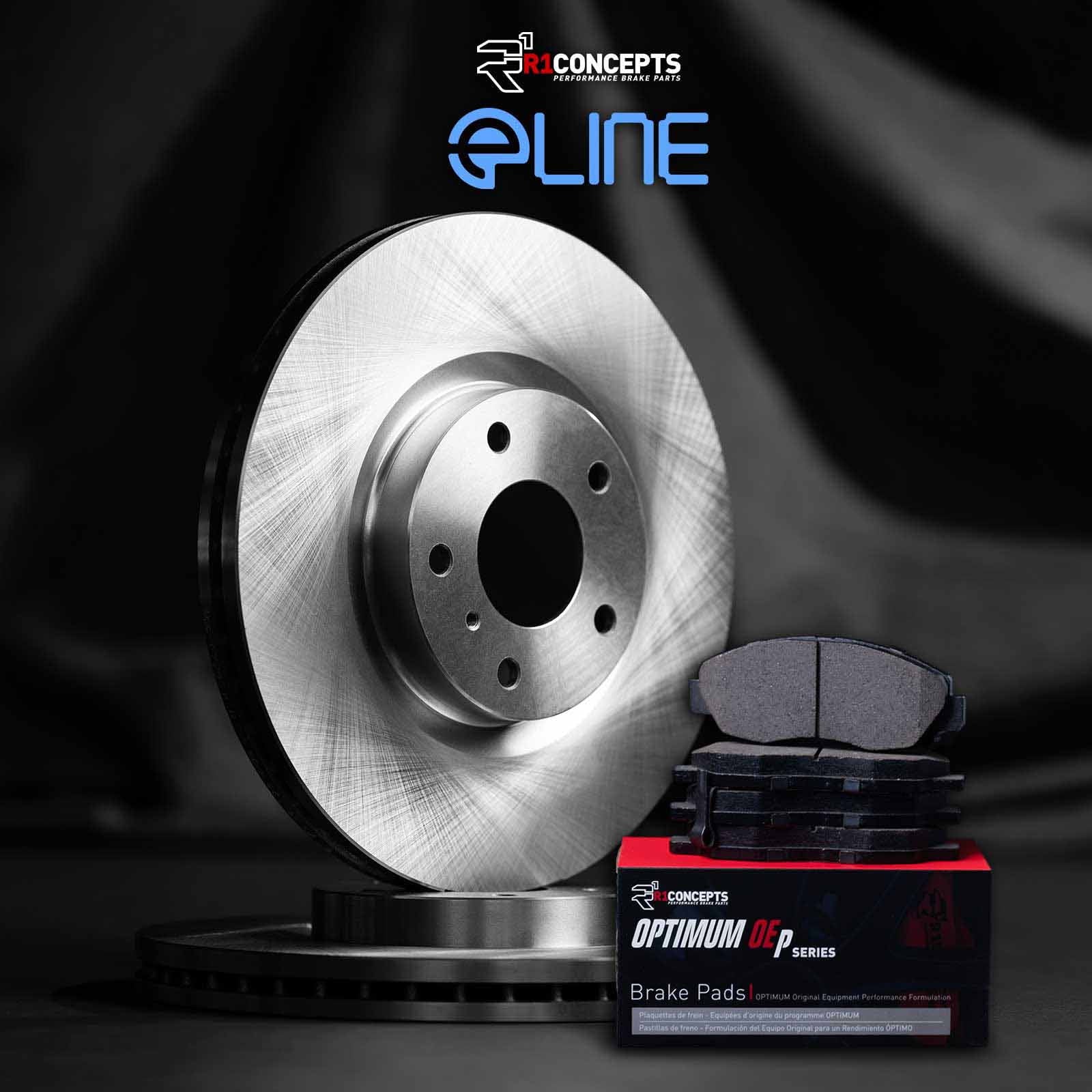R1 Concepts Rear Brakes and Rotors Kit |Rear Brake Pads| Brake Rotors and Pads| Optimum OEp Brake Pads and Rotors WFUN1-39062