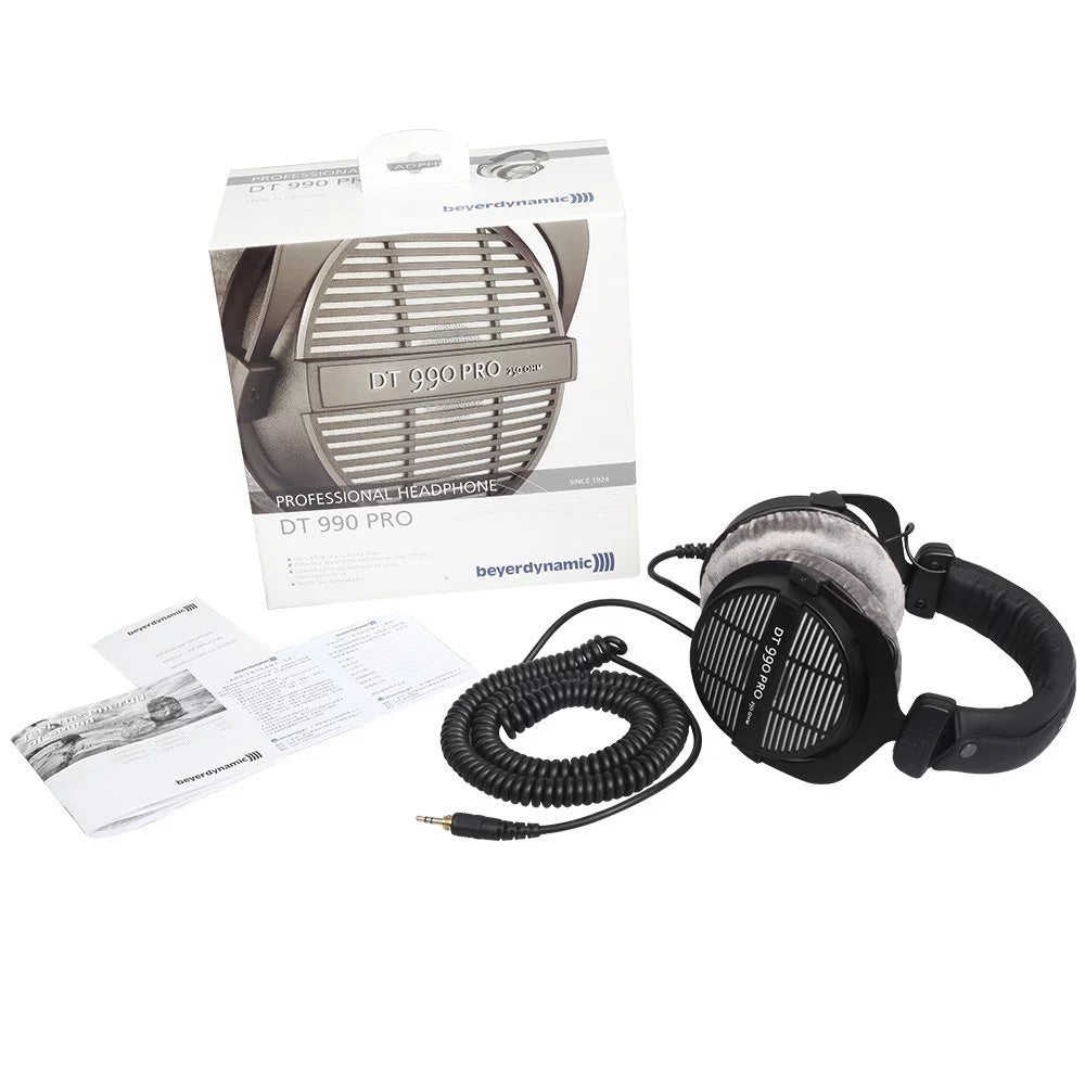 Beyerdynamic  990  250 Ohm Headphones with Amplifier + Cleaner + Fibertique Cloth Bundle