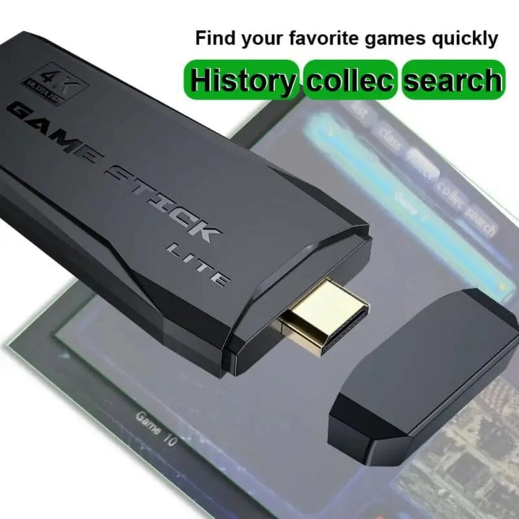 Microea Video Game Consoles 4K 2.4G Double Wireless 20000 Games 64G Retro Classic Gaming Gamepads  Family Controller For PS1//