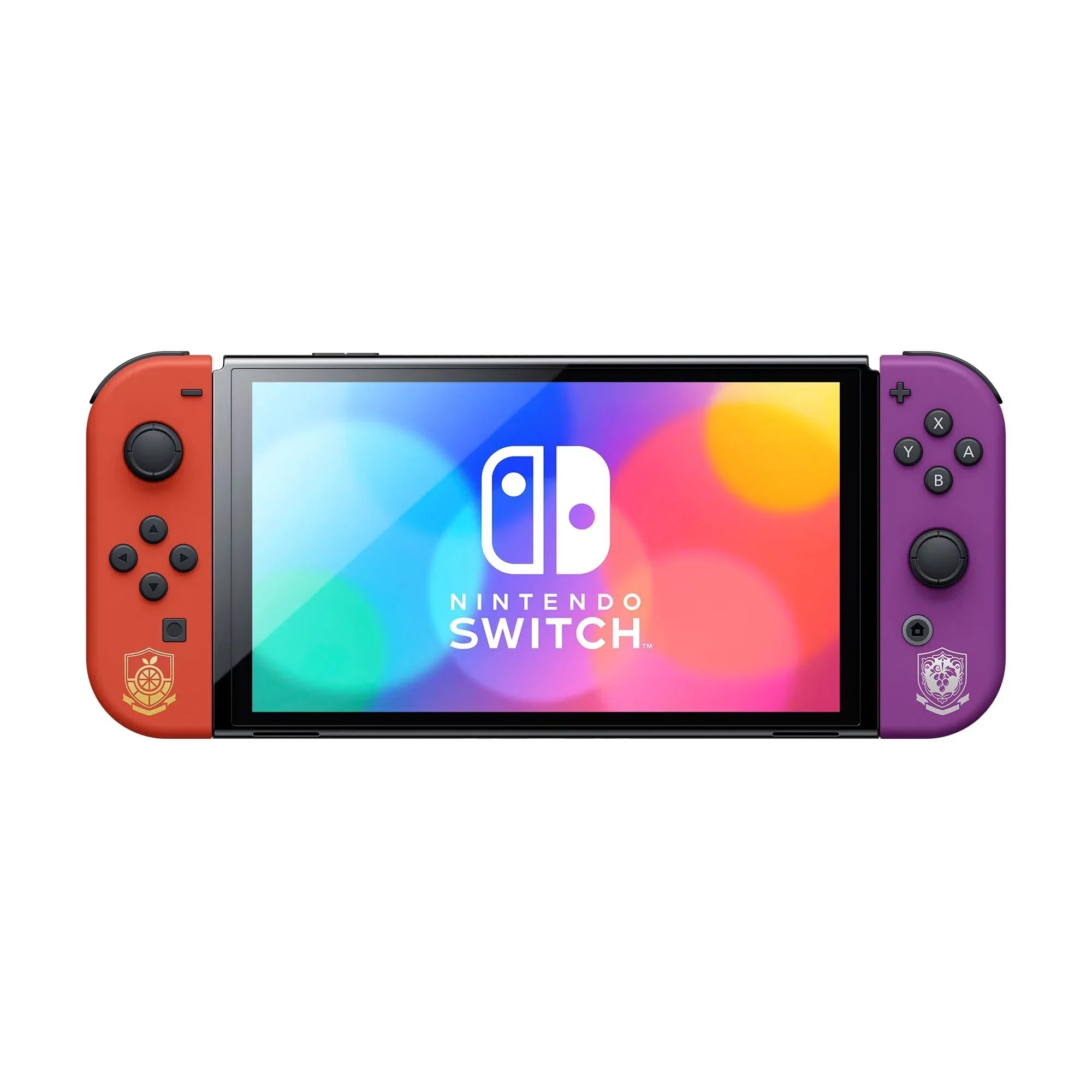 2022 Nintendo Switch  Model Pokemon Scarlet & Violet Limited Edition, Pokemon Illustrations 64GB Console, Koraidon and Miraidon Glossy White Dock, Pokemon Scarlet Game and Mytrix Accessories