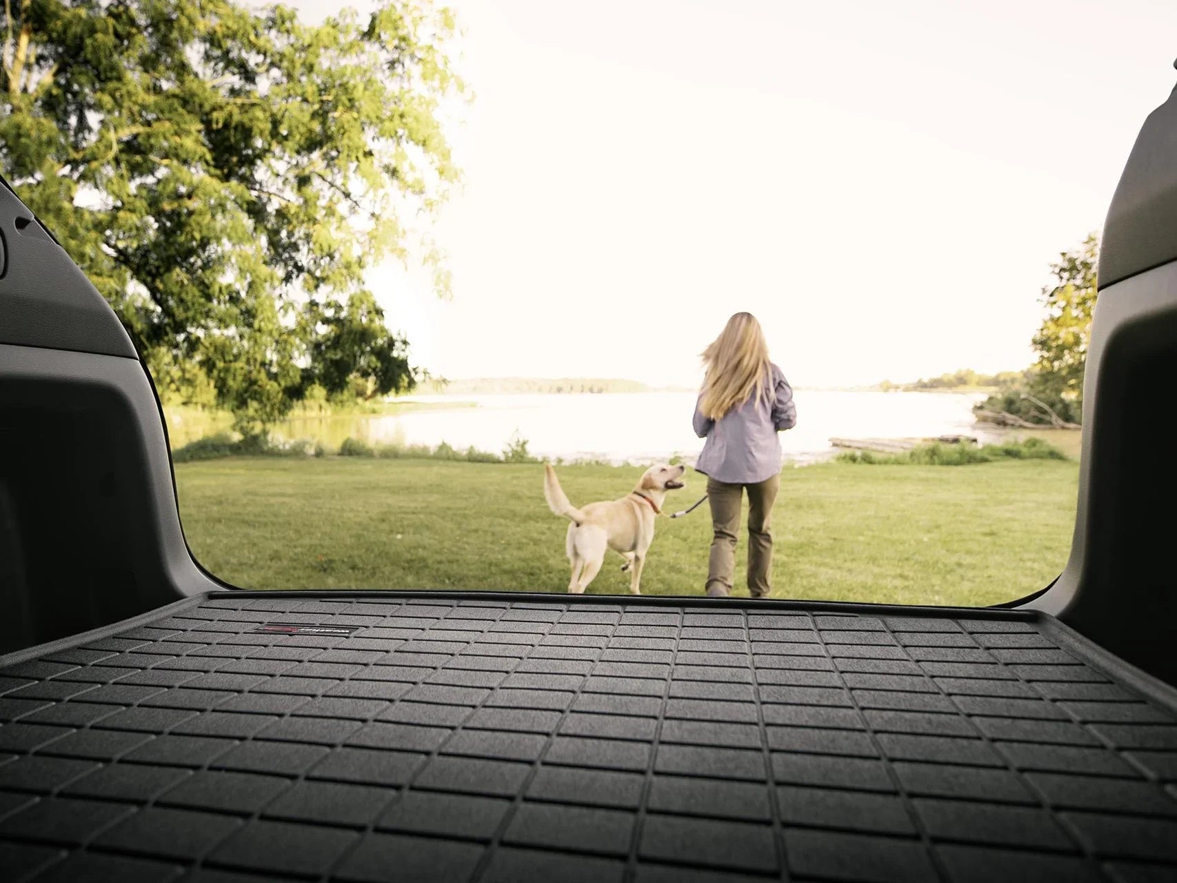 WeatherTech Cargo Trunk Liner compatible with 2020-2024 Subaru Outback - Behind 2nd Row Seating, Black