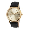 Arvo Gold Time Sawyer Watch - Black Leather