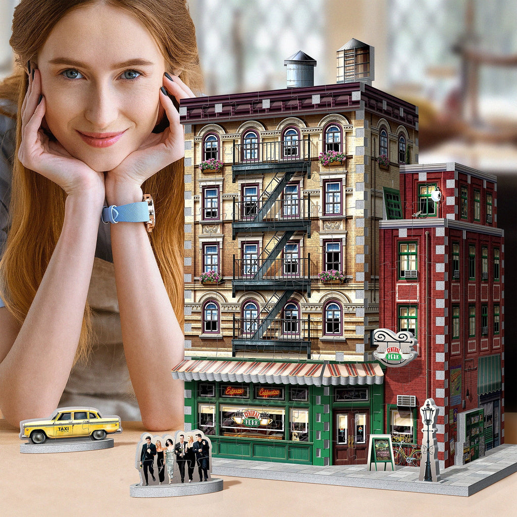 Wrebbit 3D - Friends  Series Central Perk Coffee Shop 440-Piece 3D Jigsaw Puzzle