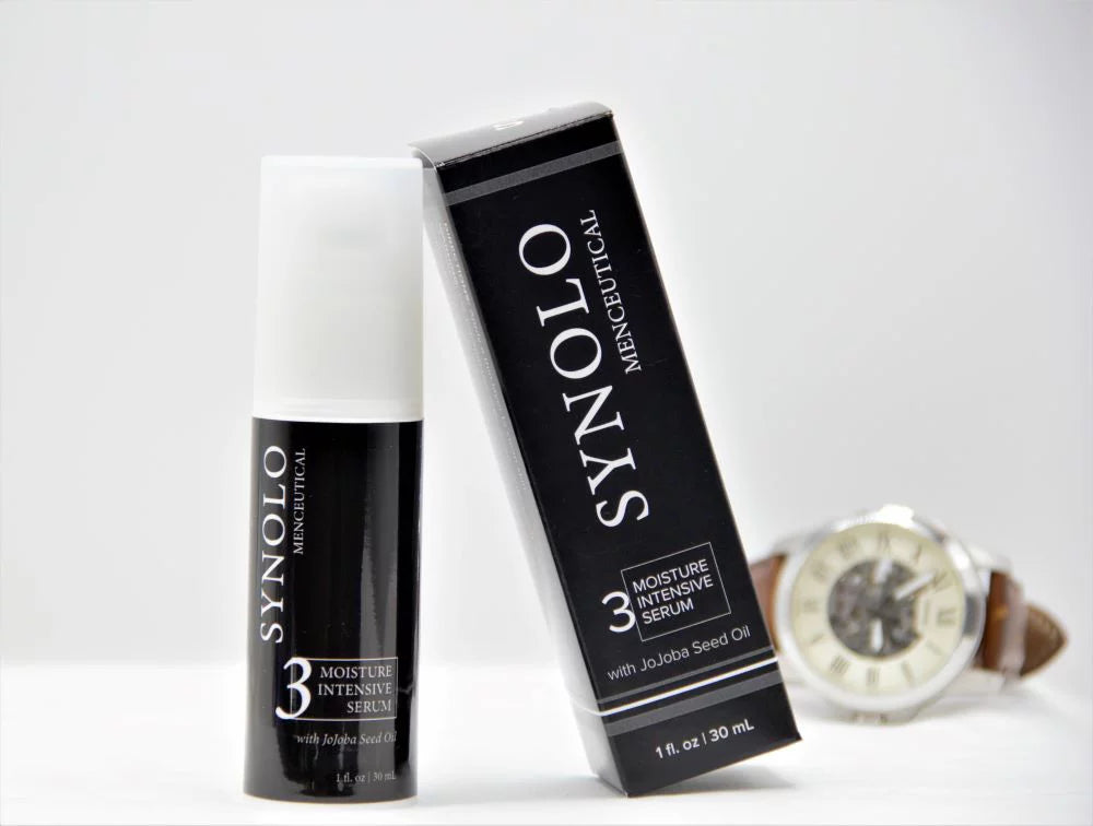 Synolo: Men Serum Step 3:  Hydrates dry, Irritated Skin with JoJoba Seed Oil |Made In