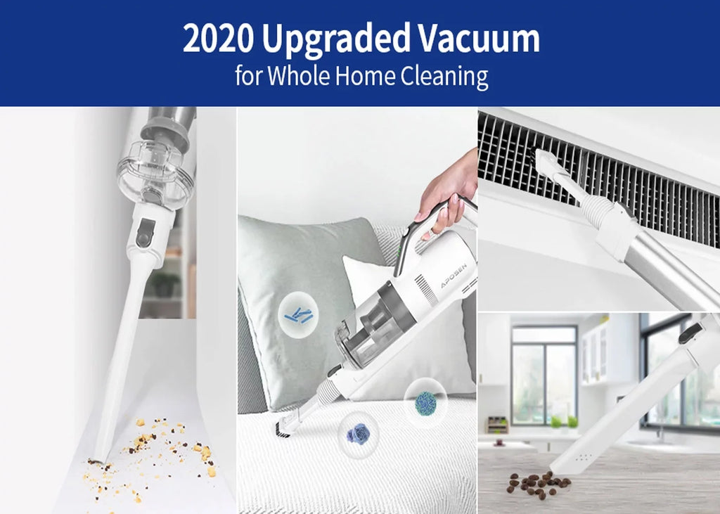 Cordless Vacuum 4-in-1 Lightweight Stick Vacuum Cleaner for Carpet, Hard Floors, Pet Hair - H21