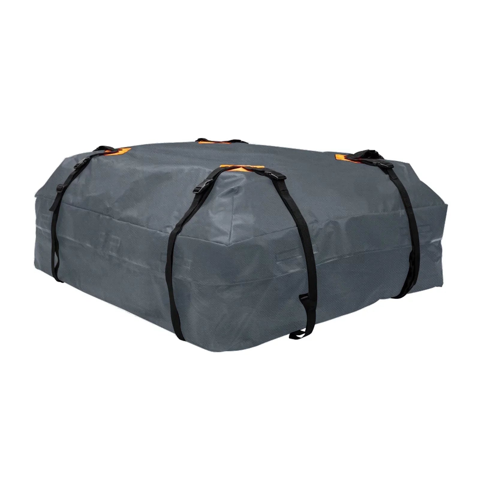 Gecheer Cargo Bag Car Roof Cargo Carrier Universal Luggage Bag Storage Cube Bag Thickened 600D Waterproof Gray for Travel Camping